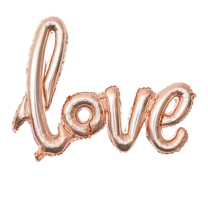 Фигурка Love - рожеве золото