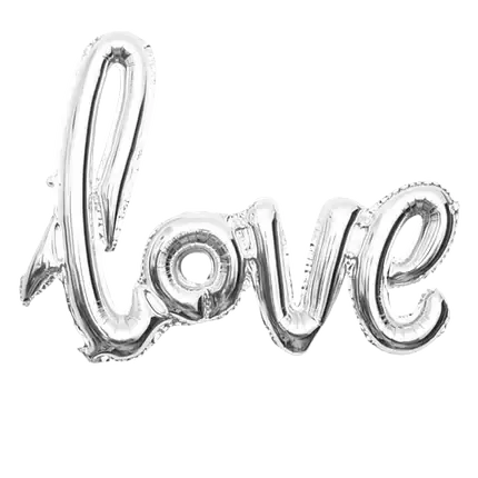 Фигурка Love - серебро