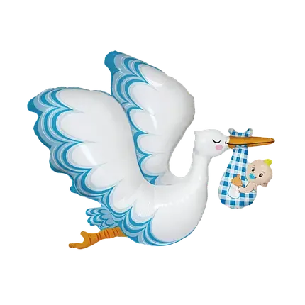 Фигурка Аист с мальчиком