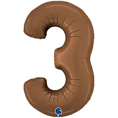Цифра Grabo 40” коричневый — 3