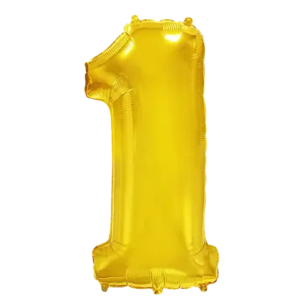 Цифра Flexmetal 40” золото