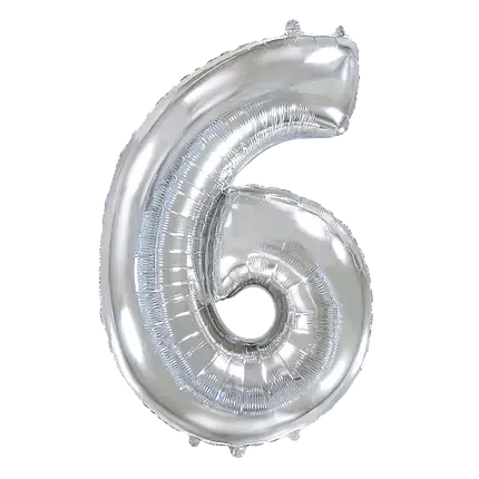 Цифра Flexmetal 40” серебро — 6