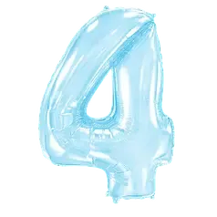 Цифра Flexmetal 40” голубой — 4