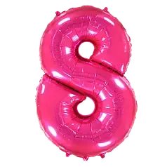Цифра Flexmetal 40” ярко розовый — 8