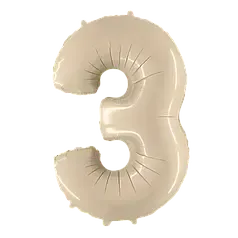 Цифра Flexmetal 40” бежевый — 3