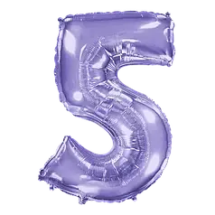 Цифра Flexmetal 40” фиолетовый — 5