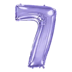 Цифра Flexmetal 40” фиолетовый — 7