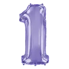 Цифра Flexmetal 40” фиолетовый — 1