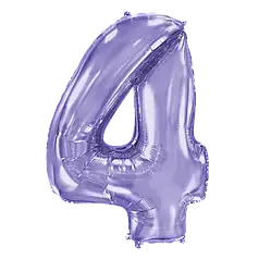 Цифра Flexmetal 40” фиолетовый — 4