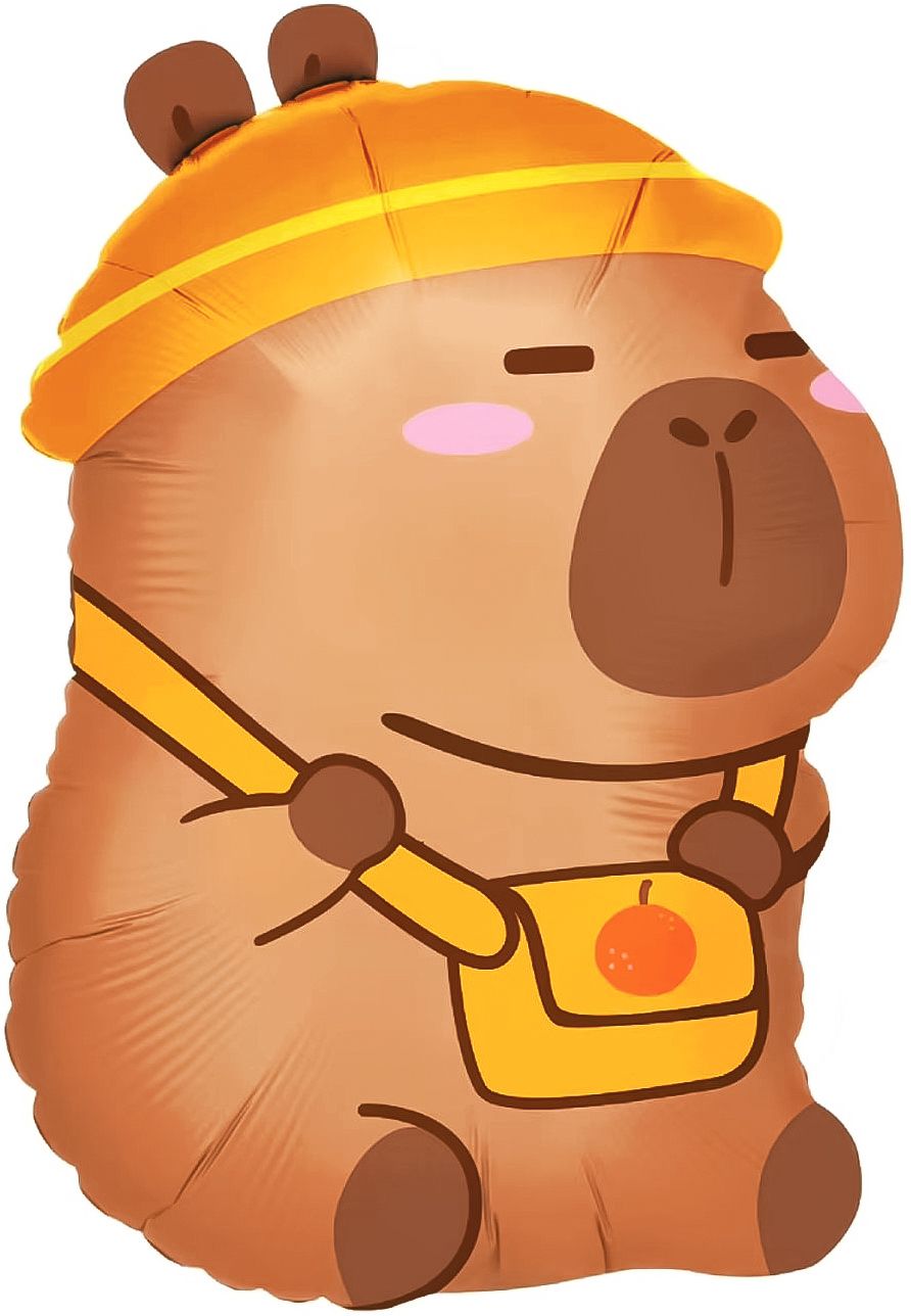 Фигурка Капибара с сумочкой