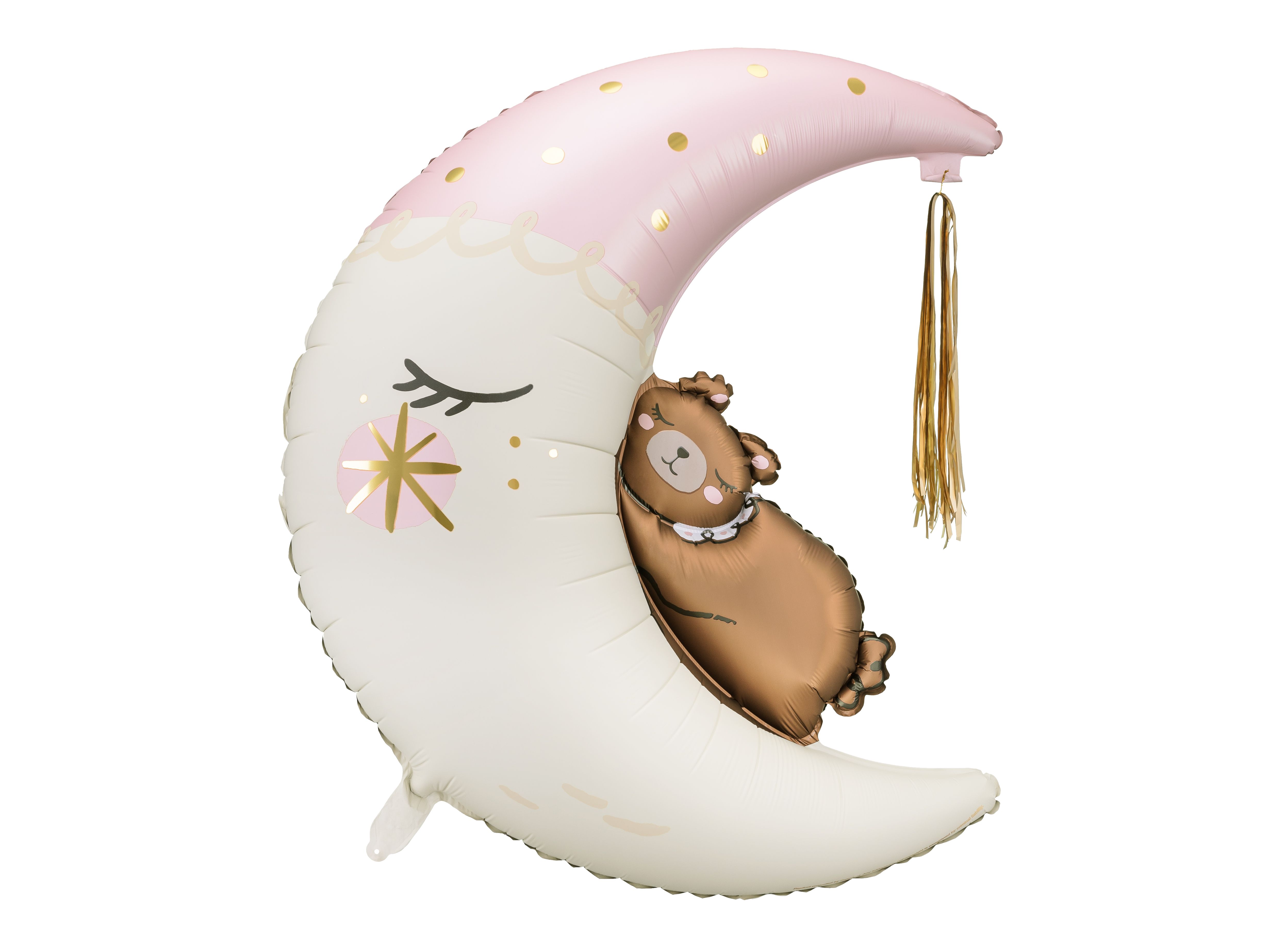Фигурка Teddy bear on the moon Pink