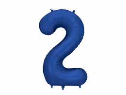 Цифра PartyDeco 34” Navy — 2