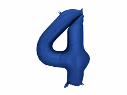 Цифра PartyDeco 34” Navy — 4
