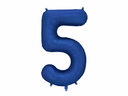 Цифра PartyDeco 34” Navy — 5