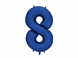 Цифра PartyDeco 34” Navy — 8