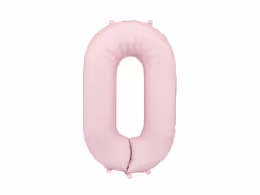 Цифра PartyDeco 34” Светло розовый