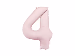 Цифра PartyDeco 34” Светло розовый — 4