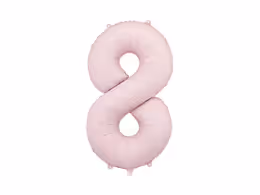 Цифра PartyDeco 34” Светло розовый — 8