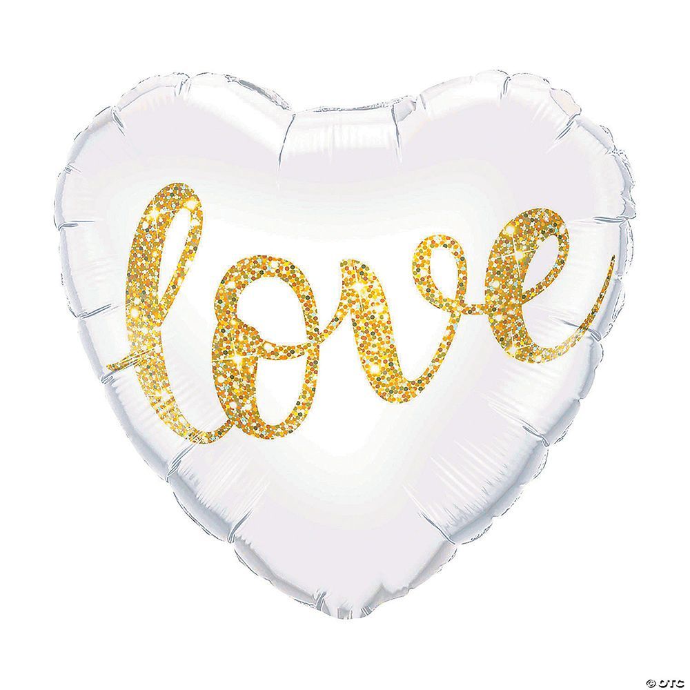 Фигурка Сердце "Love", Глиттер