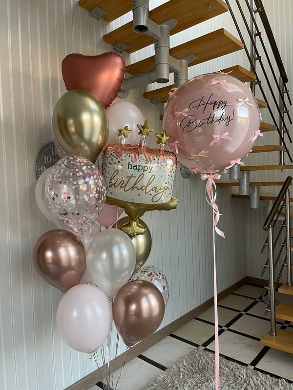 Розовый тортик