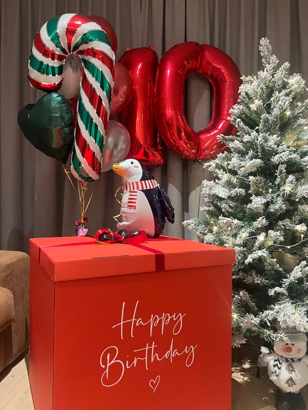 День Рождение в новогоднем стиле