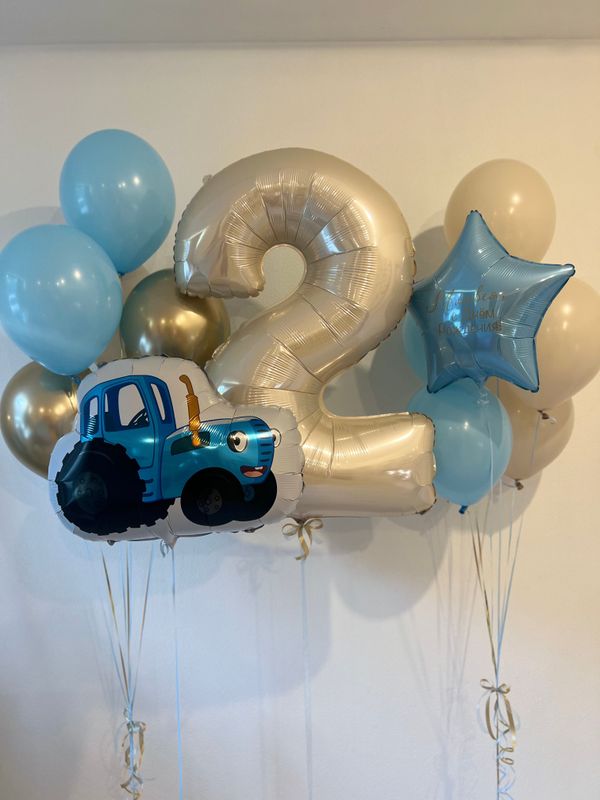 Синий трактор