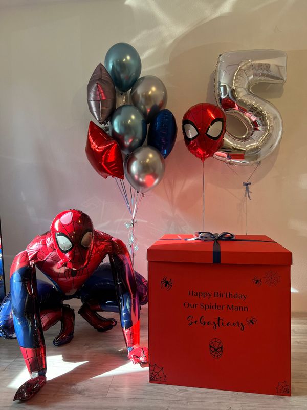 Коробка с человеком пауком