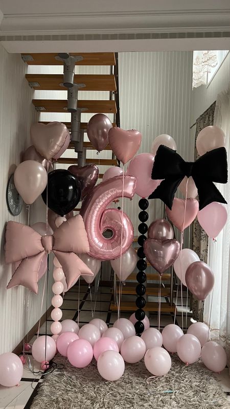 Розово-черная элегантность