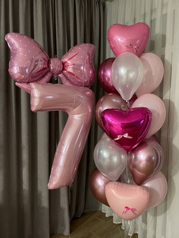 Komplekts ar ciparu un bantītēm