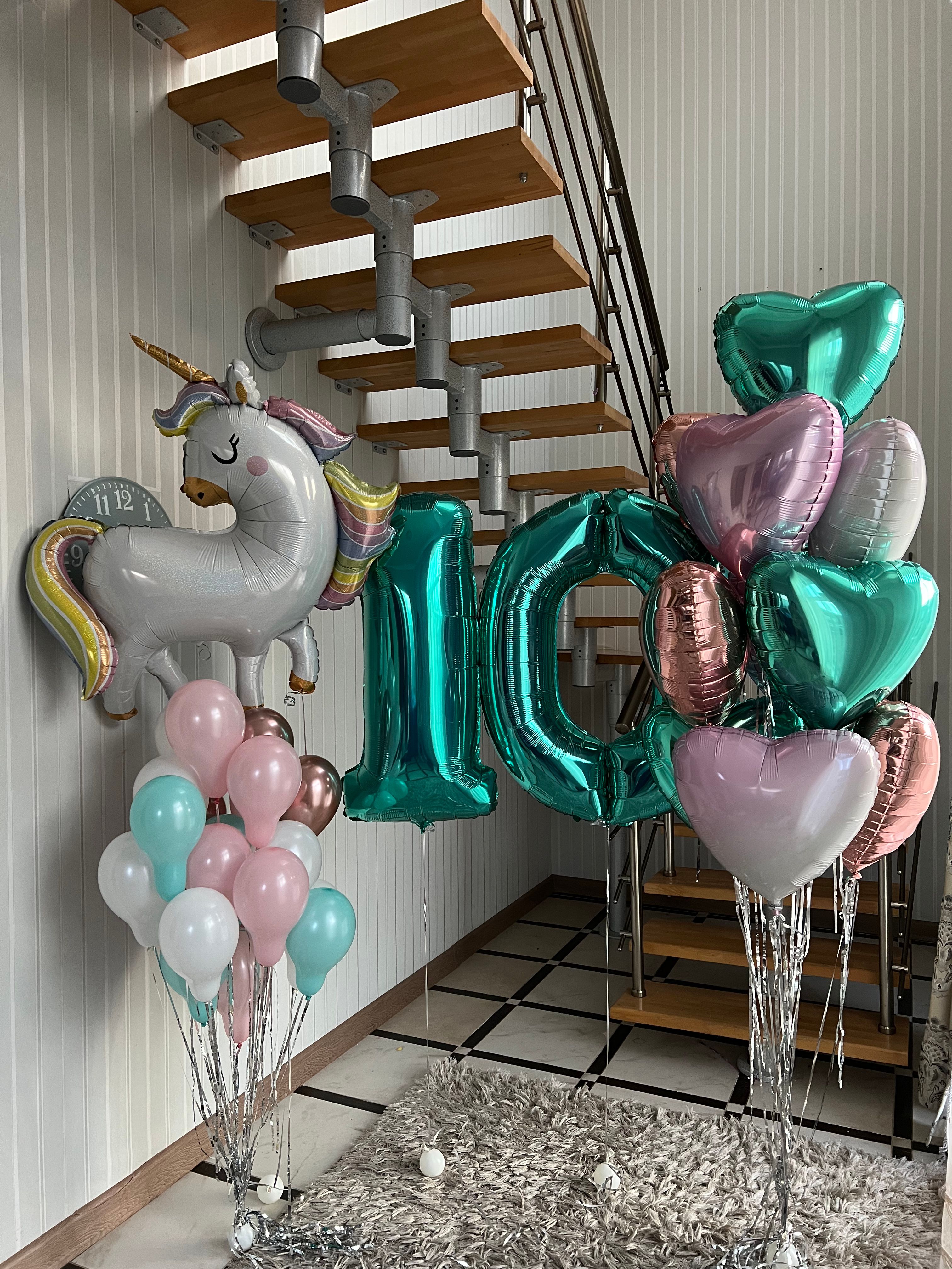 Единорожка с шарами