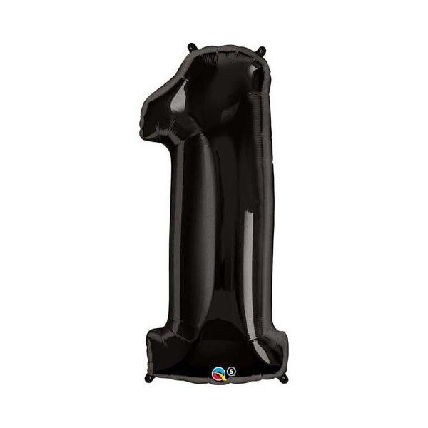Цифра Qualatex 34" черный