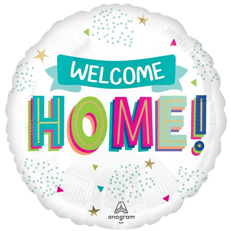 Apļa balons 18" Welcome home